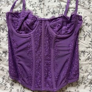 Purple Urban Outfitters Corset